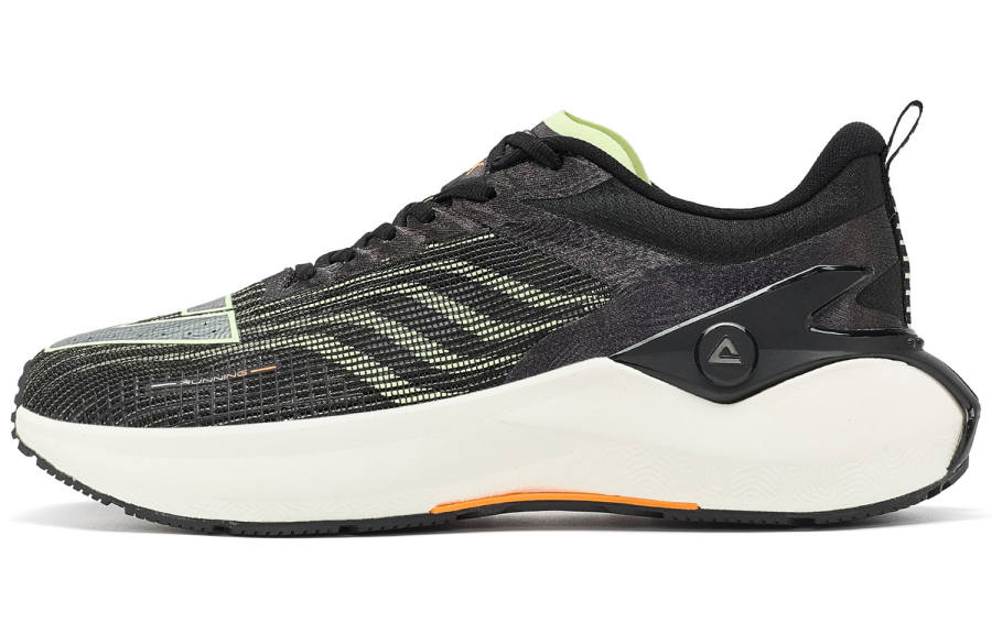 PEAK State Extreme 5.0 Low top Cushioning Abrasion Resistant Running Shoes Men's Black Sprout Green