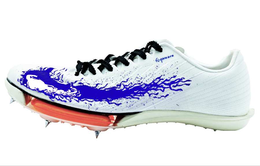 Nike Nike Cushioning Slip Resistant Abrasion Resistant Low top Running Shoes Men's Blue White