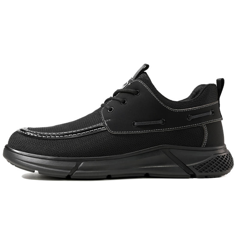 LANOUDUN Abrasion Resistant Impact Resistant Low top Outdoor Shoes Unisex Black