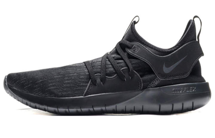 Nike Nike Flex Contact 3 Cushioning Slip Resistant Abrasion Resistant Low top Casual Running Shoes Men's Black