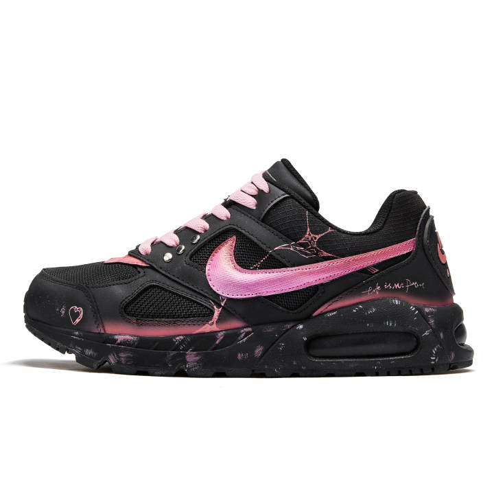 Nike Nike Air Max Ivo Slip Resistant Slip Resistant Low top Running Shoes Men's Black Pink
