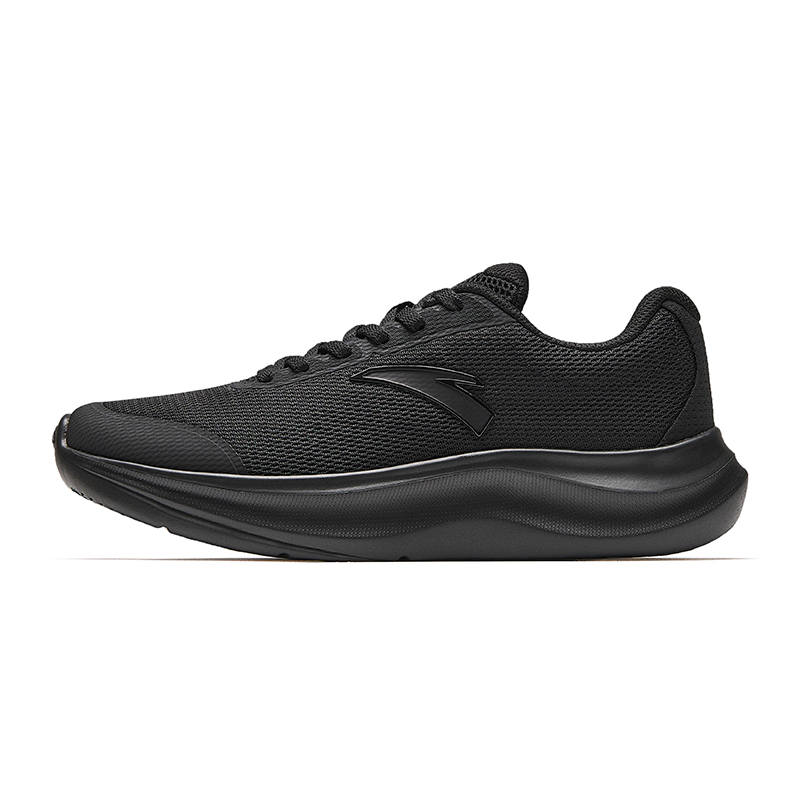 Anta Cushioning Abrasion Resistant Waterproof Low top Casual Running Shoes Women's Black