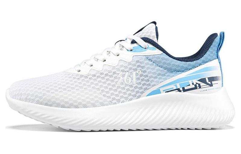 361° Mesh Cushioning, Wear Resistant Low top Running Shoes Women's White Blue