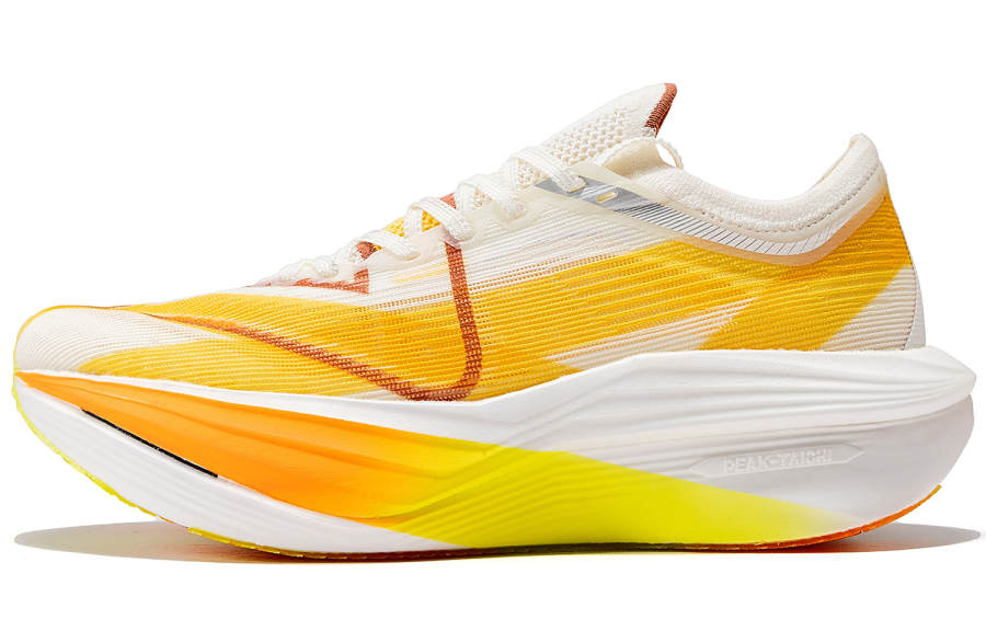 PEAK Taichi UP30 4.0ELITE Running Shoes Men's Low Top Super Light White Yellow