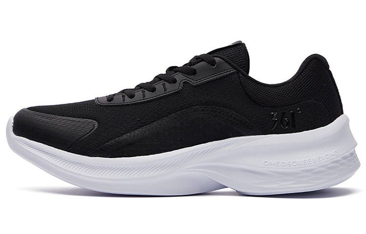 361° Slip Resistant, Abrasion Resistant, Breathable Low top Running Shoes Men's Black White