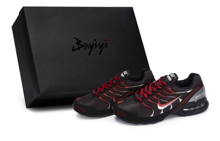 Nike Nike Air Max Torch 4 Cushioning Abrasion Resistant Cushioning, Wear Resistant Low top Running Shoes Men's Black Red