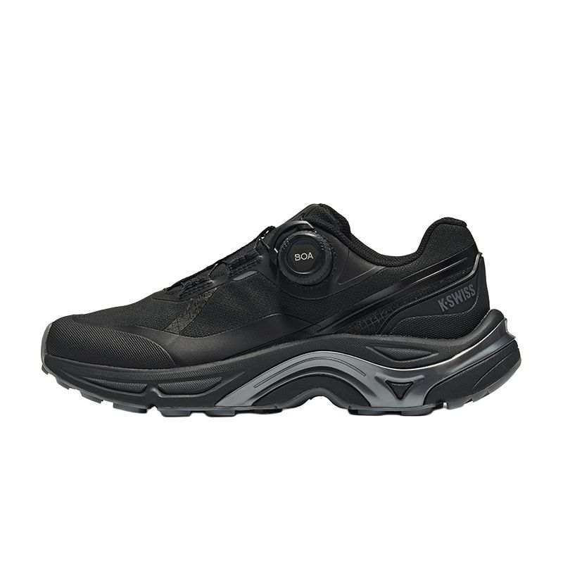 K·SWISS Textile, Synthetic Leather Low top Running Shoes Women's Black