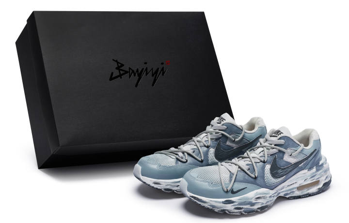 Nike Nike Air Max Fusion Breathable Low top Running Shoes Women's Blue White