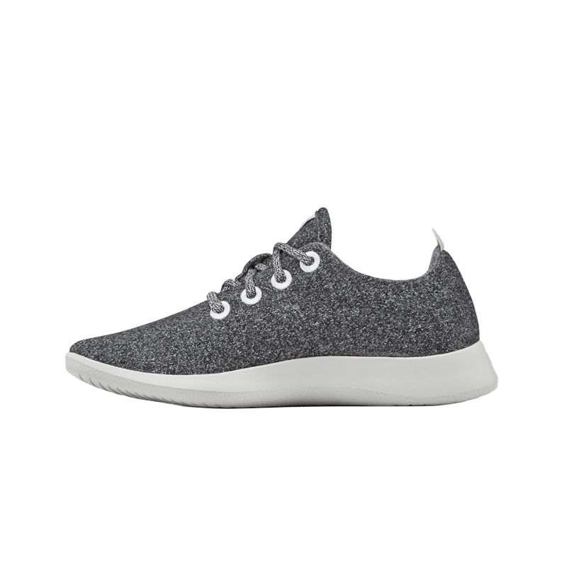Allbirds Wool Runner Cushioning Low top Casual City Commuting Running Shoes Women's Natural Gray US Version