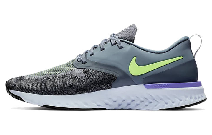 Nike Nike Odyssey React 2 Flyknit Hydrogen Blue Lime Blast