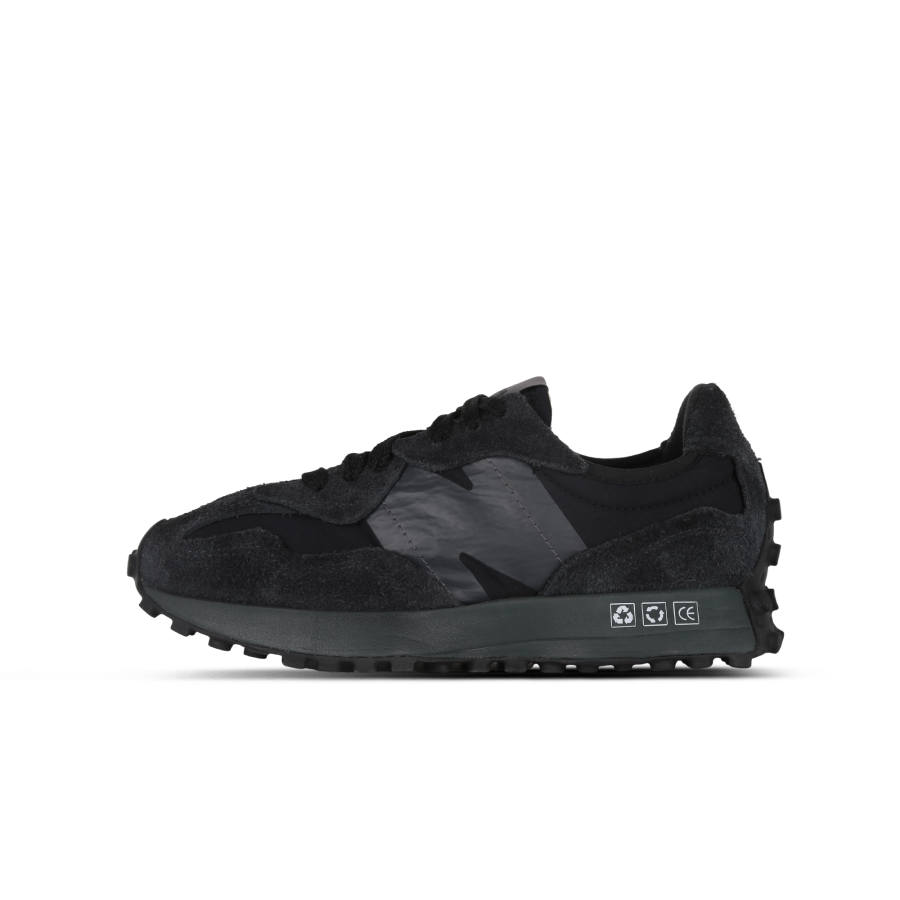 New Balance New Balance NB 327 Cushioning Abrasion Resistant Breathable Low top City Commuting Running Shoes Unisex Black White