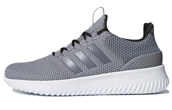 Adidas Adidas Ultimate Comfortable Abrasion Resistant, Breathable, Lightweight Low top Running Shoes Men's Gray