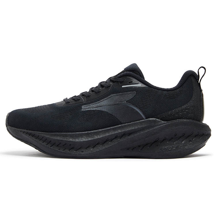 361° Blast Foam 4SE Cushioning Slip Resistant Abrasion Resistant Low top Sprint Running Shoes Men's Black