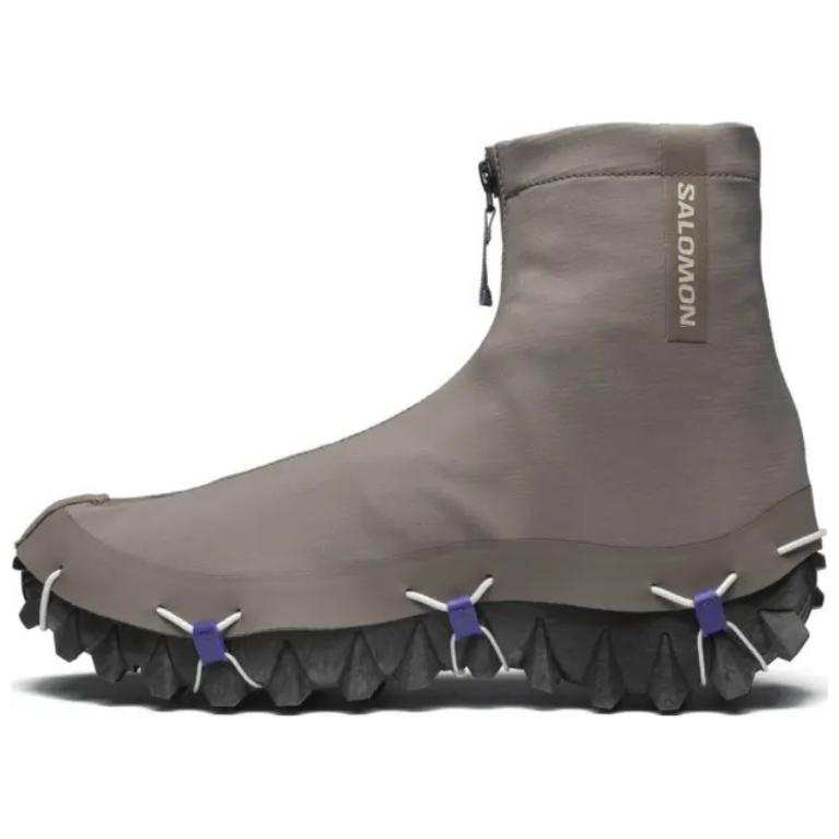 SALOMON SNOWCLOG ADVANCED Mid top Outdoor Sports Shoes Unisex Iron Gray