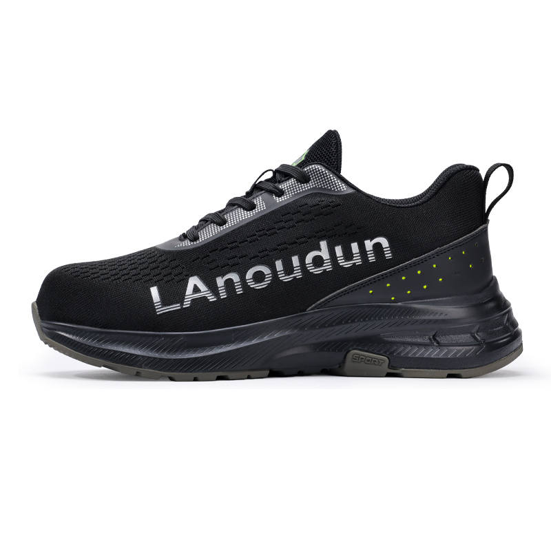LANOUDUN Coverage, Impact Resistant, Lightweight Low top Outdoor Shoes Men's Black