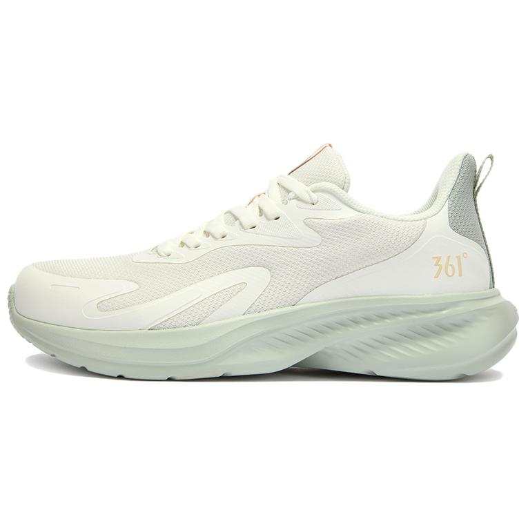 361° Slip Resistant Abrasion Resistant Low top Casual Running Shoes Women's White Green