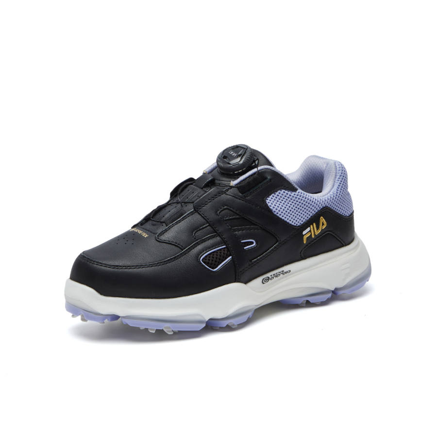 FILA Heritage FHT Textile, Synthetic Leather Low top Golf Shoes Women's Black