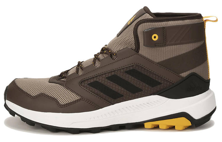 Adidas Adidas Jerzotrail Mid Slip Resistant Abrasion Resistant Mid top Running Shoes Men's Brown