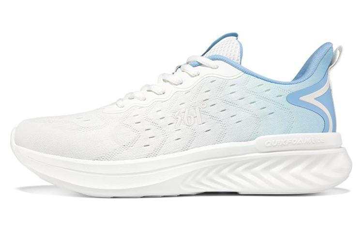 361° Comfortable Cushioning Low top Running Shoes Men's White Blue