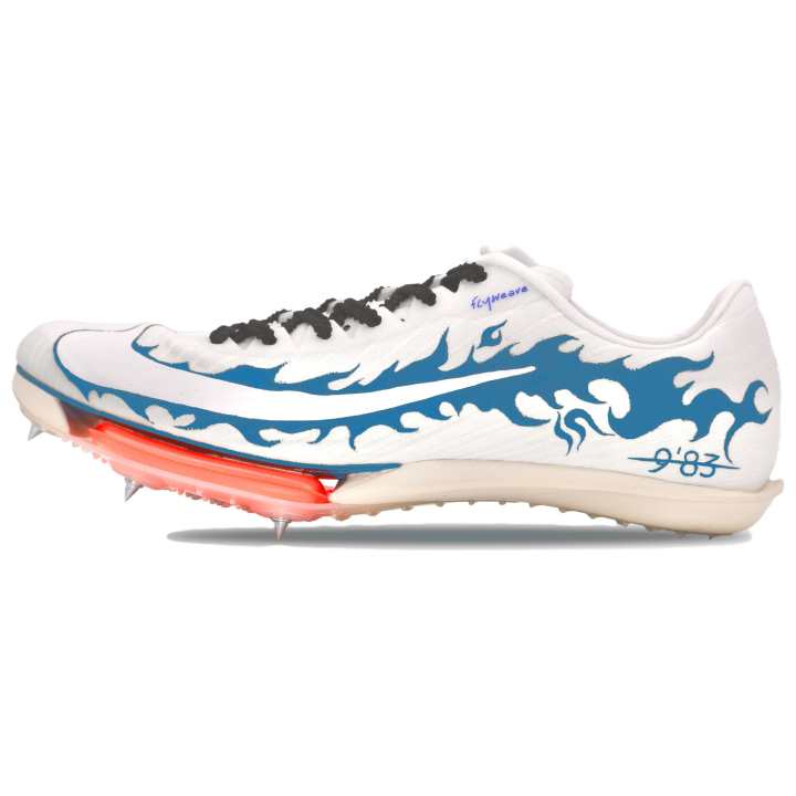 Nike Nike Maxfly 2 Cushioning Abrasion Resistant Cushioning, Wear Resistant Low top Sprint Racing Running Shoes Men's Blue