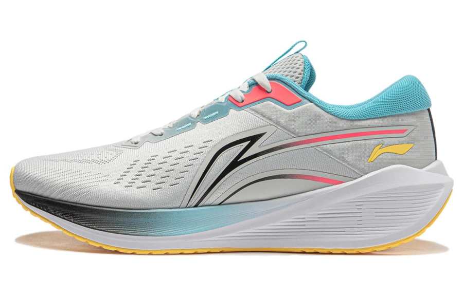Li-Ning Li Ning MINE V2 Cushioning Slip Resistant Abrasion Resistant Low top Running Shoes Men's Gray Blue