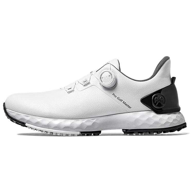 PGM Cushioning Abrasion Resistant Cushioning, Wear Resistant Low top Golf Shoes Men's Cloud White