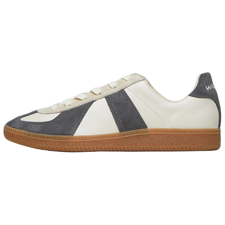 Norman Walsh GAT Slip Resistant Abrasion Resistant Low top German Army Trainers Unisex Beige Gray