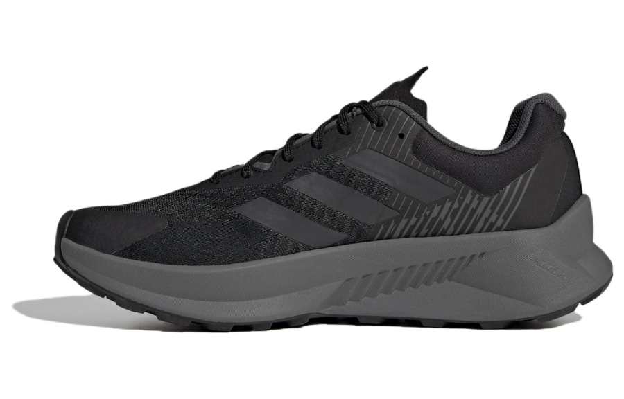 Adidas Adidas Terrex Soulstride Flow Cushioning Slip Resistant Cushioning Slip Resistant Low top Outdoor Shoes Men's Black