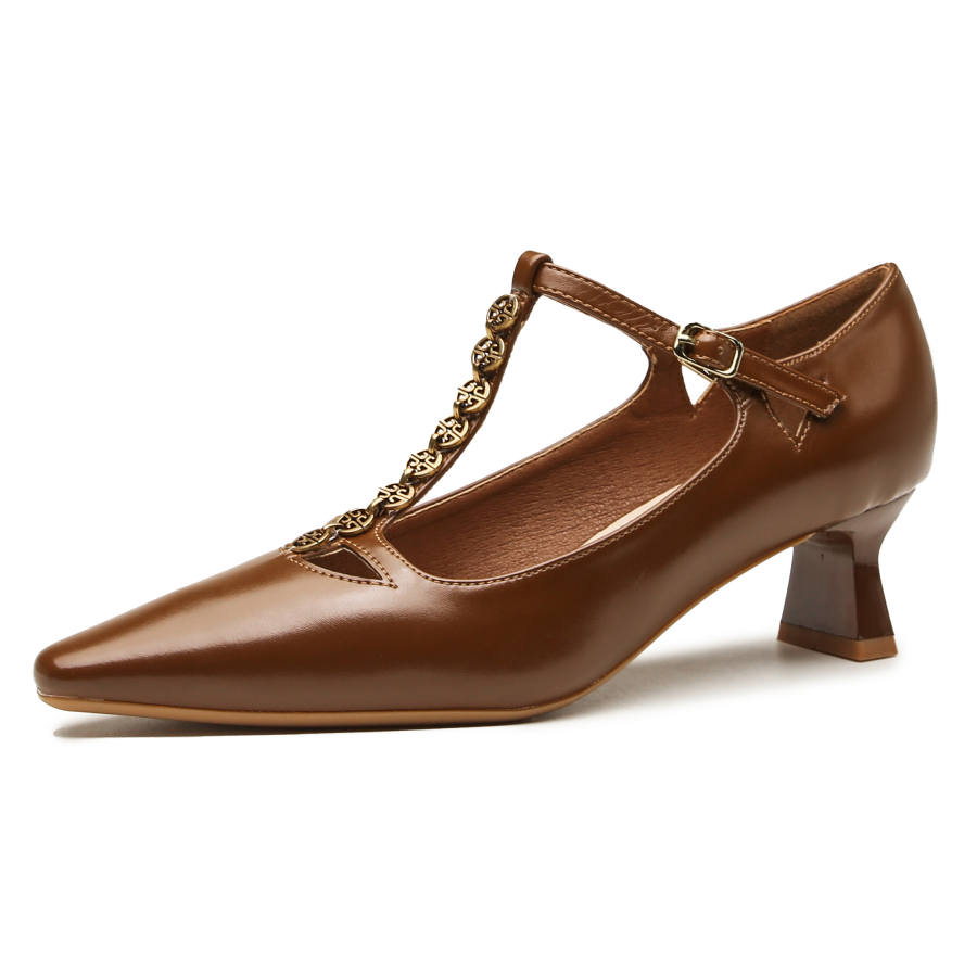 WALIBU Chunky Heel High Heels 5CM Women's