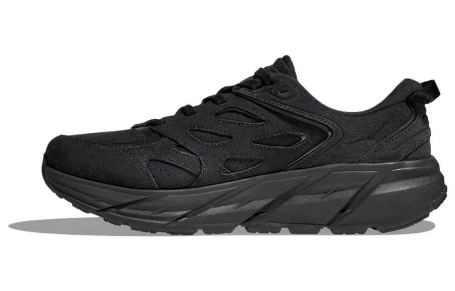 HOKA ONE ONE Clifton L Suede Black All Gender