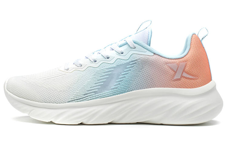 XTEP XTEP Running Shoes Men's Low Top Electronic Pink Blue/Peach Orange