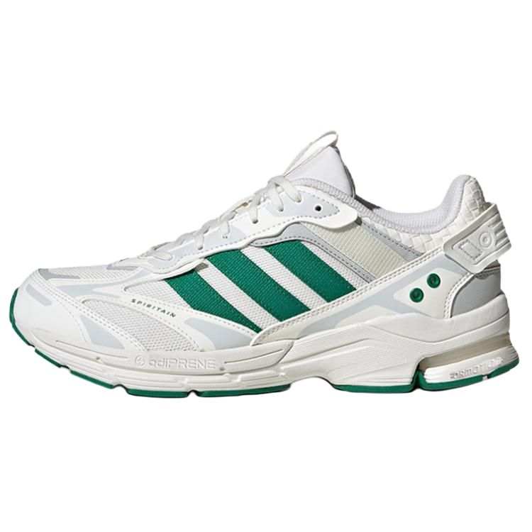 Adidas Adidas Spiritain 2000 Comfortable And Trendy Fabric Breathable Low top Running Shoes Unisex White Green
