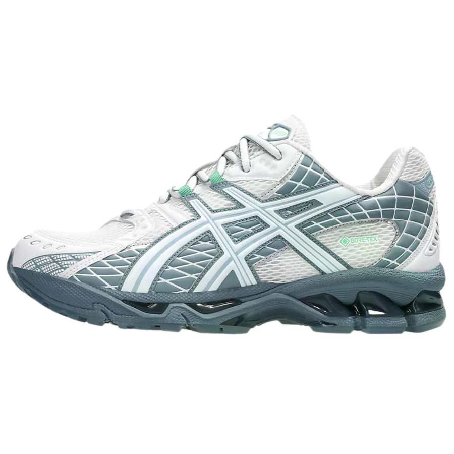 ASICS GEL Nimbus 10.1 Waterproof And Breathable Support Casual Running Shoes Unisex White Gray