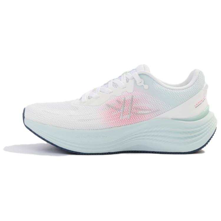 XTEP Flowing Cloud 3.0 Running Shoes Women's Low Top Classic White/Blossom Pink/Moonstone Blue