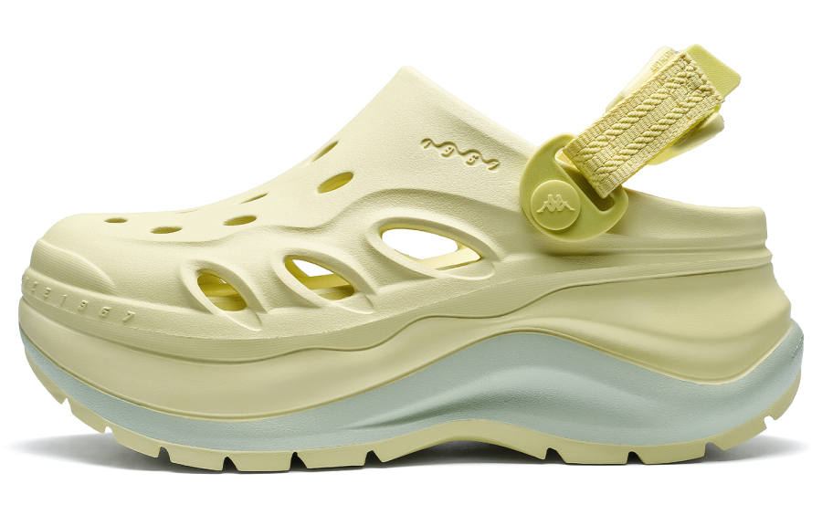 Kappa Kappa Back to Back Clogs Women's Aurora Yellow