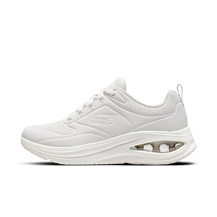 Skechers Support Lightweight Height Increasing Low top Running Shoes Women's Ivory