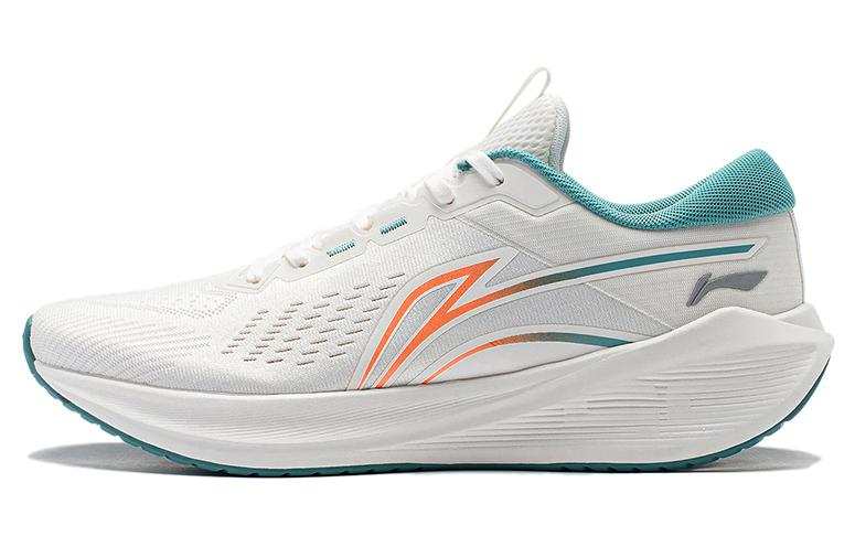 Li-Ning Li Ning MINE V2 Cushioning Slip Resistant Abrasion Resistant Breathable Low top Casual Running Shoes Men's Mist White