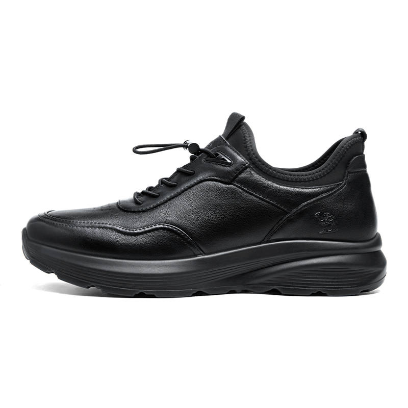 CAMEL Men's Casual Shoes Men's Low Top Black/Brown