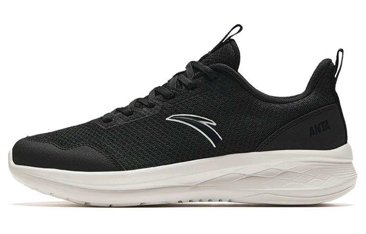 Anta Running Collection Cushioning Slip Resistant Cushioning Slip Resistant Low top Running Shoes Men's Black White