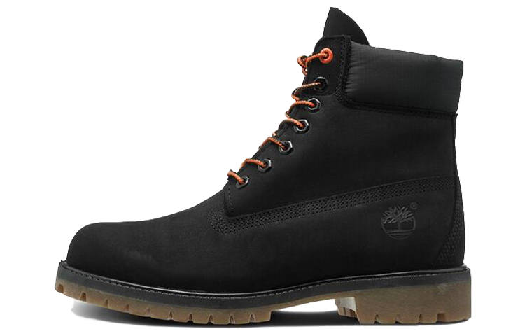 Timberland 6 Inch Premium Wide Fit Boots 'Black Nubuck'