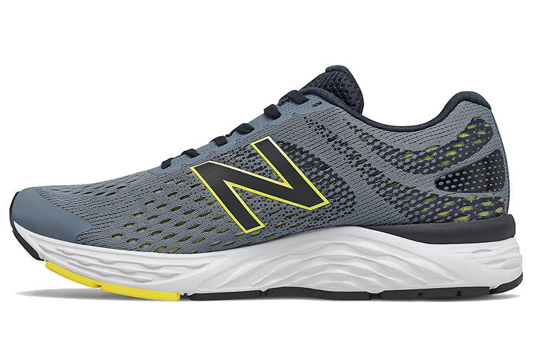 New Balance New Balance NB 680 Mesh, Textile, Synthetic Leather Low top Casual Running Shoes Men's Haze Gray