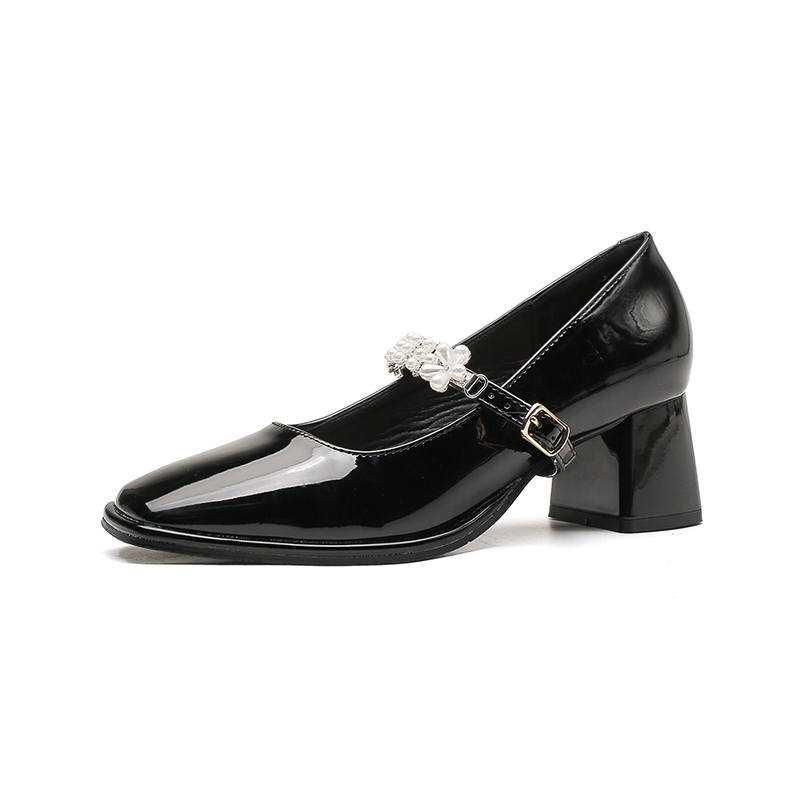 WALIBU Chunky Heel Mary Jane Shoes 5CM Women's