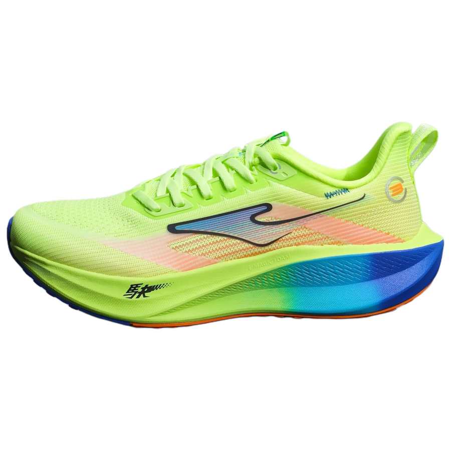 Erke Slip Resistant Abrasion Resistant Cushioning Low top Casual Running Shoes Men's Blue Green