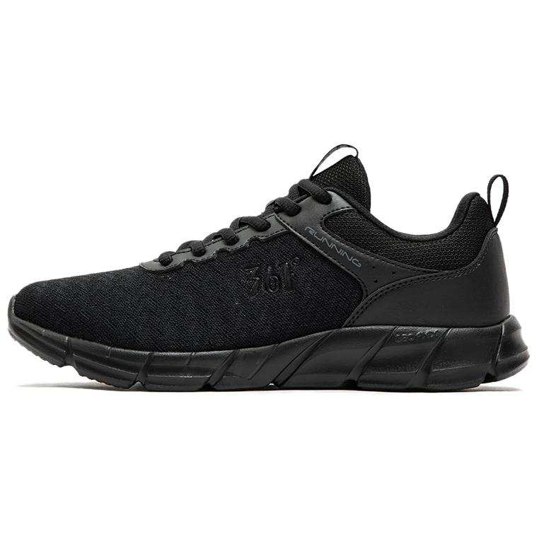 361° Cushioning Breathable Rebound Low top Sprint Running Shoes Women's Obsidian Black