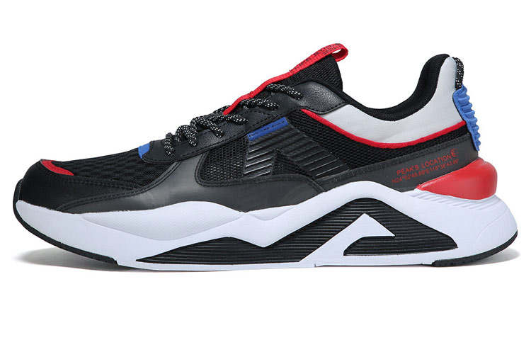 PEAK Abrasion Resistant Breathable Low top Running Shoes Men's Black