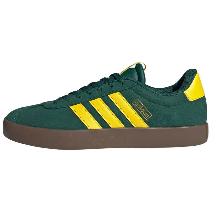 Adidas Adidas VL COURT 3.0 Comfortable Slip Resistant Abrasion Resistant Low top Skateboard Shoes Unisex Green