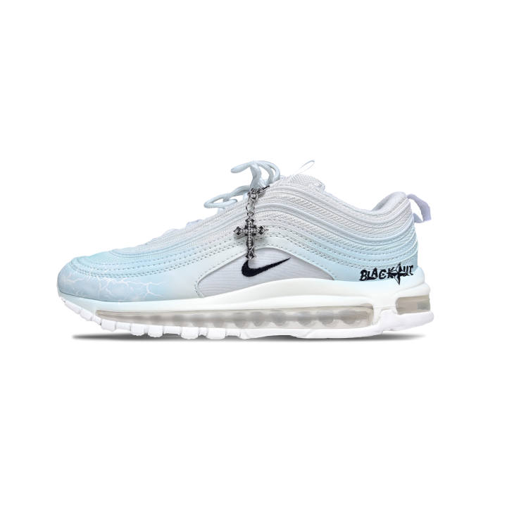 Nike Nike Air Max 97 Vintage Low top Running Shoes Unisex Light Blue