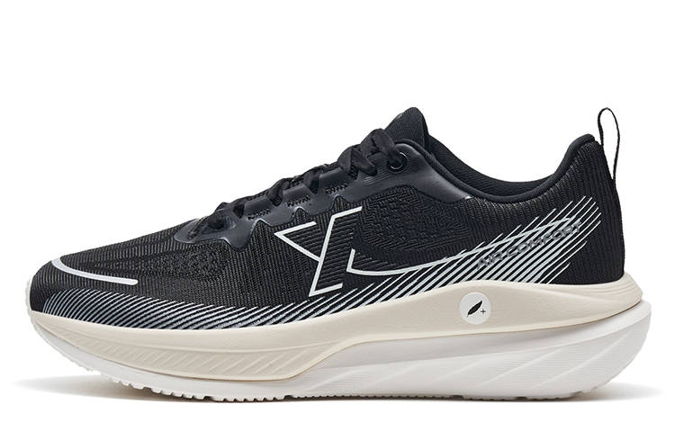 XTEP Cloud DC Abrasion Resistant Low top Running Shoes Women's Black Gray