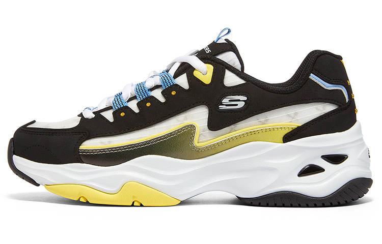 Skechers One Piece x Skechers D'LITES 4.0 Fabric Abrasion Resistant Breathable Abrasion Resistant Breathable Low top