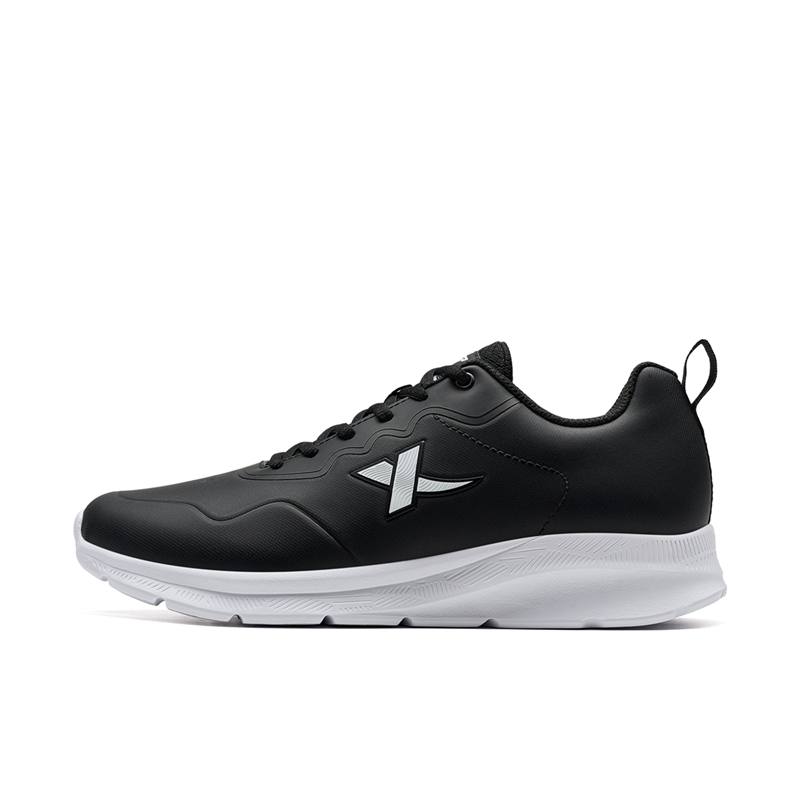 XTEP Feather Everyday Wear Abrasion Resistant Low top Running Shoes Men's Black